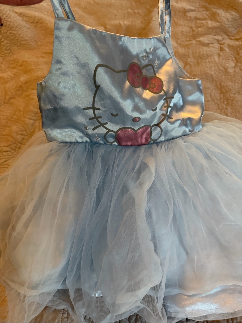 Hello Kitty Light Blue Tulle Kids Costume Dress